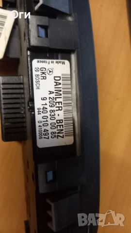 Панел климатик за Мерцедес С203,S203 A 209 830 0085, снимка 2 - Части - 52527480