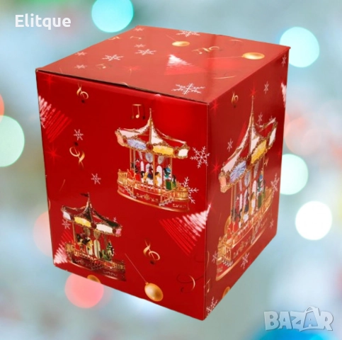 Музикална Коледна въртележка със светлини и музика, снимка 8 - Други стоки за дома - 52831811