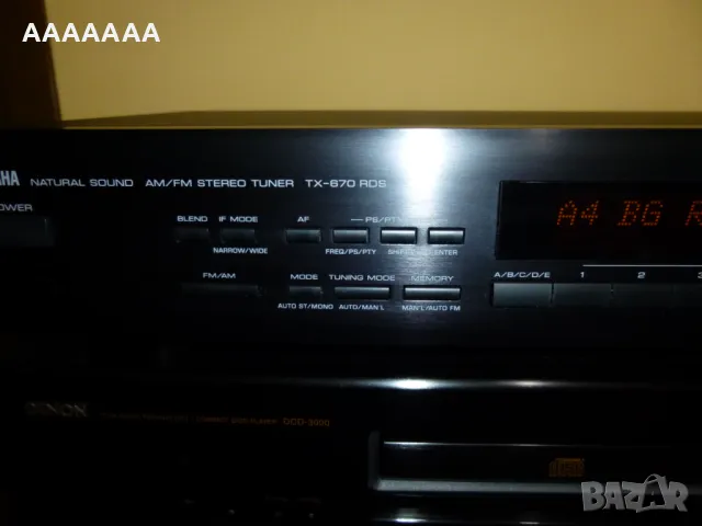 TUNER YAMAHA TX-670 RDS, снимка 18 - Ресийвъри, усилватели, смесителни пултове - 50213161