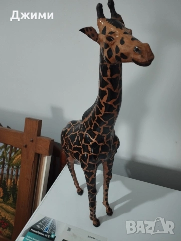 голям жерав дърво и кожа