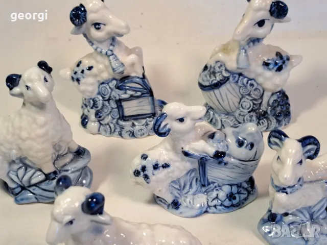колекция порцеланови фигурки на овни касичка 25/3, снимка 2 - Колекции - 50141049