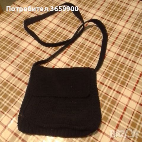Плетена дамска чанта,през рамо, снимка 1 - Чанти - 45534976