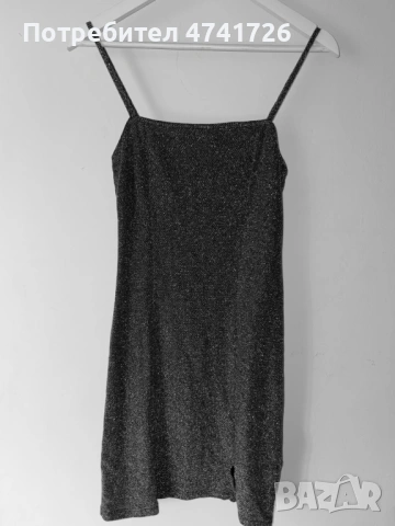 Къса дамска рокля бляскава