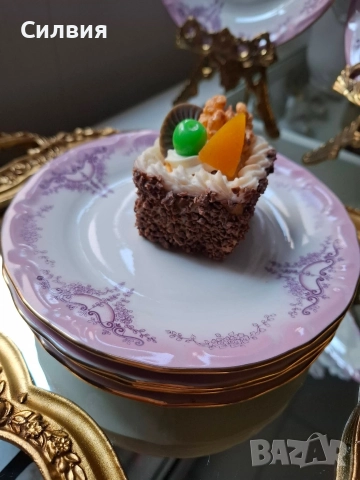 IZIDA Комплект 6бр Чинии, снимка 7 - Антикварни и старинни предмети - 52861043