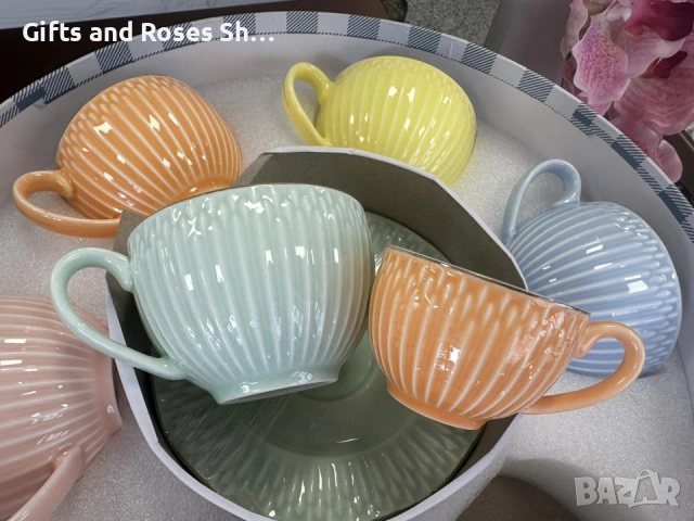 Цветни сервизи за кафе и чай, снимка 3 - Сервизи - 53194048