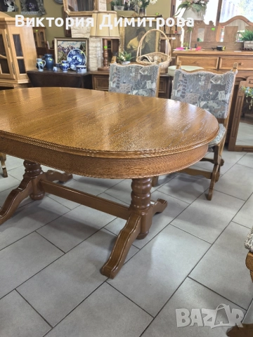 Разтегателна трапезна маса , снимка 2 - Маси - 52837002