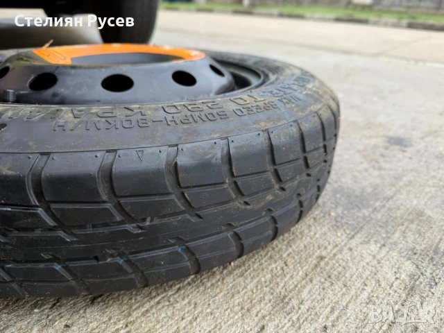1 патерица / резервна джанта за fiat panda 2013г / 14 цола /  Размер 135/80/14 , ЕТ43. ПО ЕКОНТ САМО, снимка 5 - Гуми и джанти - 53393809