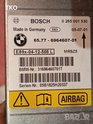 Airbag control module - Модул въздушни възглавници за BMW E87 Е90, снимка 4 - Части - 52954569