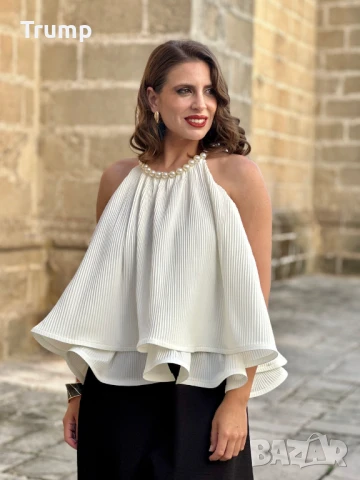 За вашият повод! Елегантен солейлиран потник, снимка 3 - Потници - 51386238