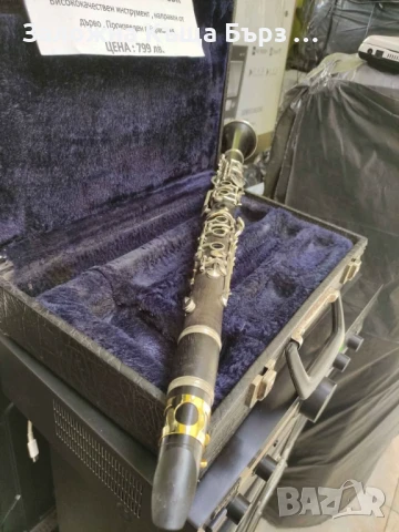 Професионален, висококачествен, дървен кларинет Clemens Meinel GDR . Произведен в Германия ., снимка 2 - Духови инструменти - 50914116