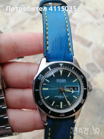 Автоматичен часовник Sicura, снимка 5 - Мъжки - 46114915