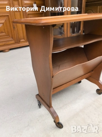 Масичка-поставка с колелца, снимка 8 - Маси - 54104929