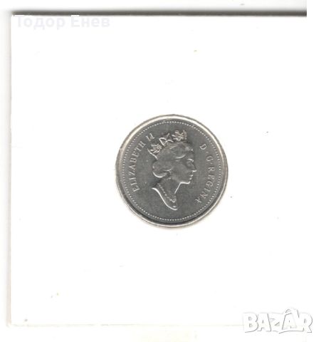 Canada-10 Cents-1995-KM# 183-Elizabeth II 3rd portrait, снимка 4 - Нумизматика и бонистика - 46016949