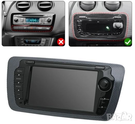 Мултимедия, за Seat Ibiza, Двоен дин, Навигация, 2 DIN, плеър, екран, Android, CarPlay, Android Auto, снимка 7 - Аксесоари и консумативи - 45899189