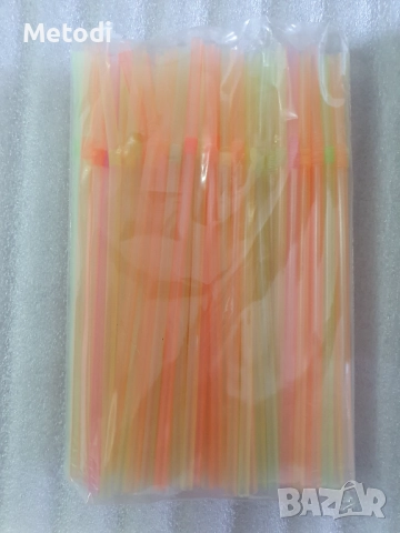 Пластмасови сламки с чупещо рамо, 1000бр. в плик., снимка 3 - Други - 42242145