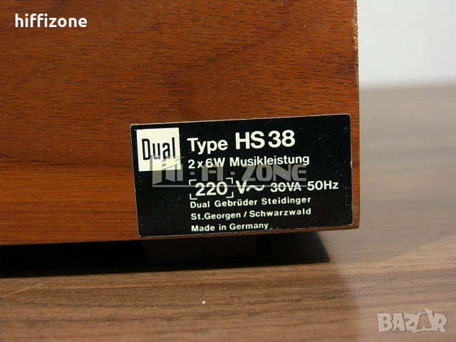 Грамофон Dual hs-38, снимка 12 - Грамофони - 54287916