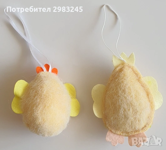 Стилизирани великденски яйца - пиленца, снимка 4 - Декорация за дома - 53853608