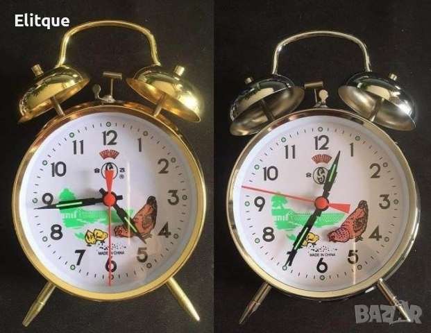 Класически ретро механичен будилник, снимка 18 - Други стоки за дома - 52630235