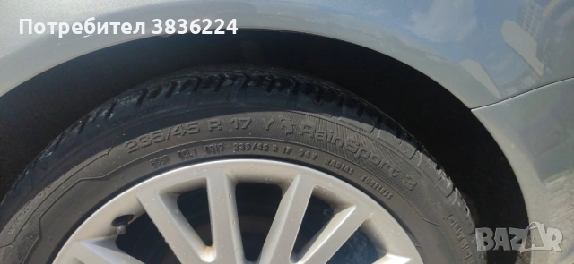 Гуми с джанти за ауди от а4 б7 17 цола, снимка 13 - Гуми и джанти - 53839070