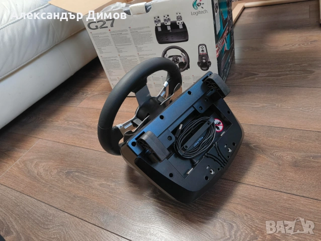 Волан Logitech G27 (PC,PS2,PS3), снимка 6 - Аксесоари - 53509570