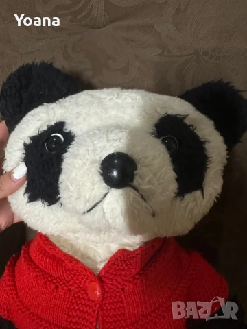 Висока панда взета от Китай с елек, снимка 3 - Плюшени играчки - 50833727