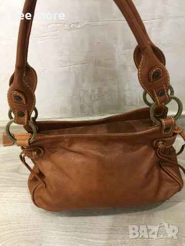 Guy Laroche чанта естествена кожа, снимка 6 - Чанти - 54001524