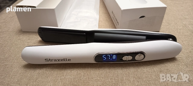 Без кабелна преса за коса STRAXELLE, снимка 6 - Преси за коса - 53143748