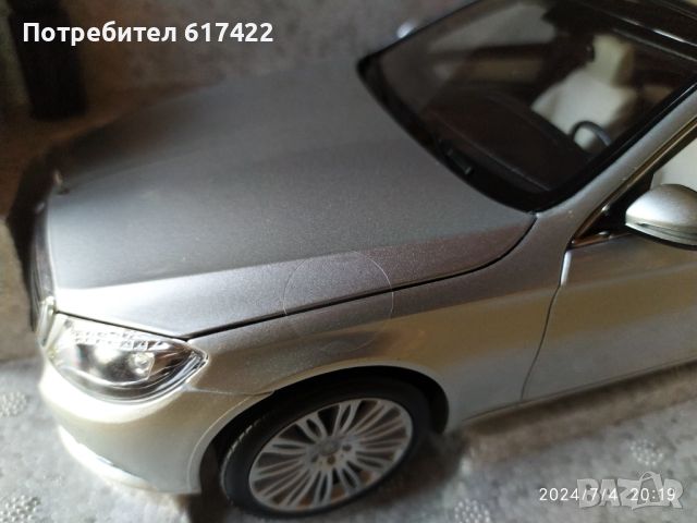 1:18 Mercedes-Benz S-Klasse 2013 (V222) Langversion - Norev, снимка 4 - Колекции - 46498374