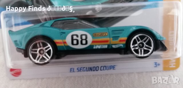 💕🧸 Hot Wheels EL SEGUNDO COUPE HW TURBO, снимка 1 - Колекции - 45017614