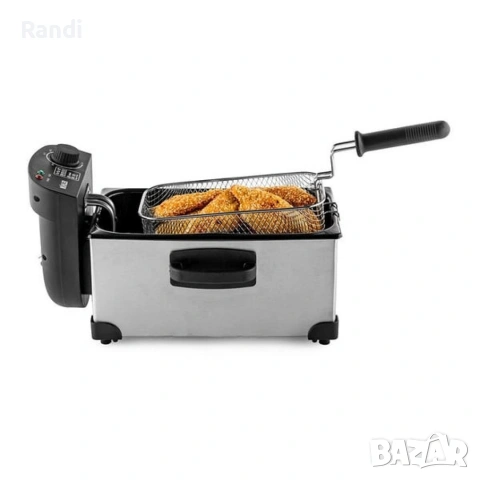 Фритюрник Muhler 3.0 Л, неръждаема стомана, снимка 4 - Фритюрници - 53224406