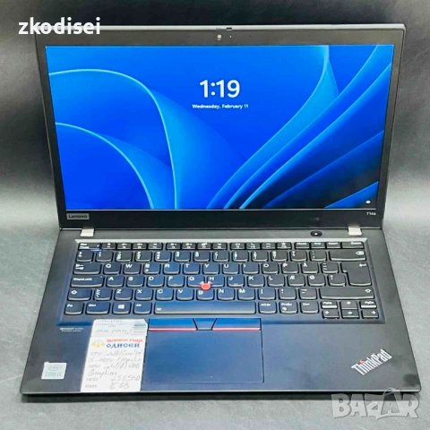Лаптоп LENOVO T14S 1 GEN 14 Инча, снимка 3 - Лаптопи за дома - 53532417