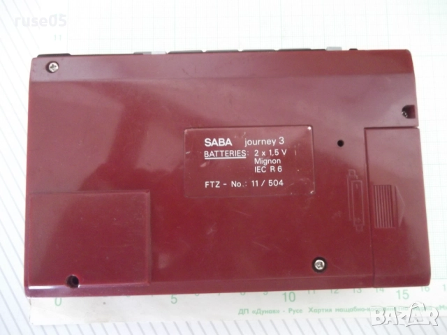 Радио касетофон "SABA - journey 3" работещ, снимка 8 - Радиокасетофони, транзистори - 51597460