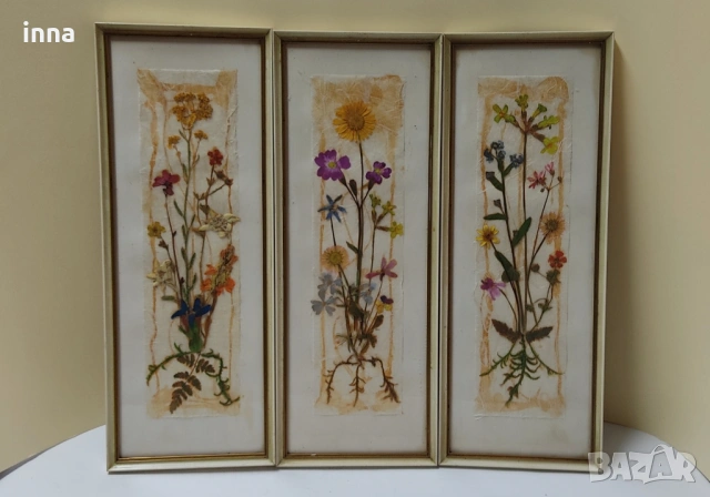 Триптих красиви природни картини