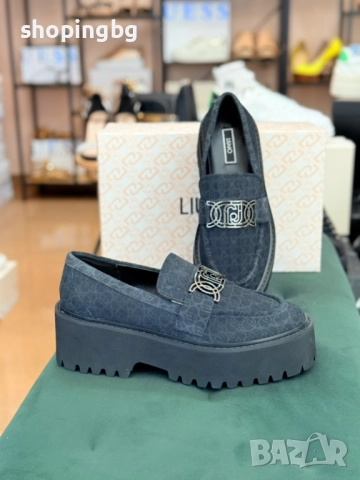 Дамски лоуфъри Liu Jo естествен велур 175 лв., снимка 1