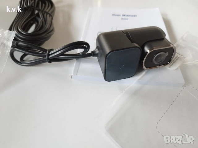 AZDOME 360, само задната камера, протектор за екранчето на предната камера и всички кабели!, снимка 7 - Аксесоари и консумативи - 53975151