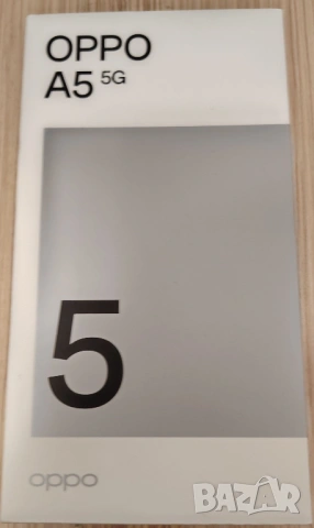 Мобилен Телефон Oppo A5 5g Black Green 4+128gb НОВ, снимка 2 - Други - 53840295