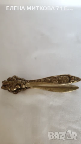 Орехотрошачка и тирбушон от бронз, снимка 2 - Антикварни и старинни предмети - 51267328