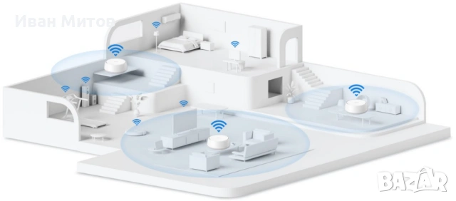 Продавам 2 броя рутери/кули меш система DECO BE22 WIFI 7, снимка 4 - Рутери - 54176189