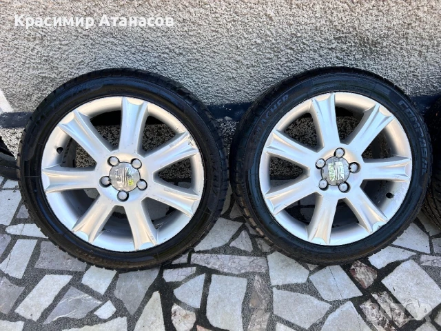 Алуминиеви джанти 5x112 за Сеат Алтеа 1P0601025J, снимка 4 - Гуми и джанти - 50595114