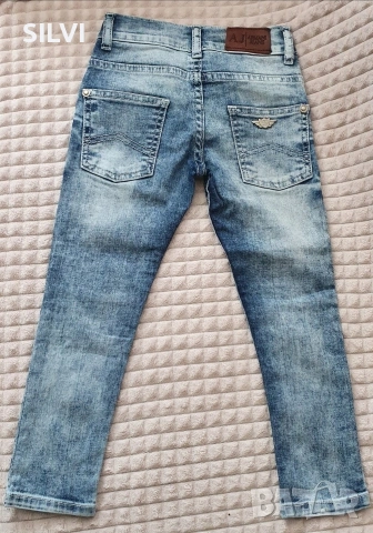 Нови дънки Армани и къси панталони 3г.98см. , снимка 4 - Детски панталони и дънки - 53799437