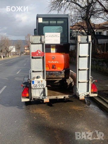 🔥 Kubota K2 мини багер + ремарке | Внос Германия 🔥, снимка 4 - Индустриална техника - 53017476