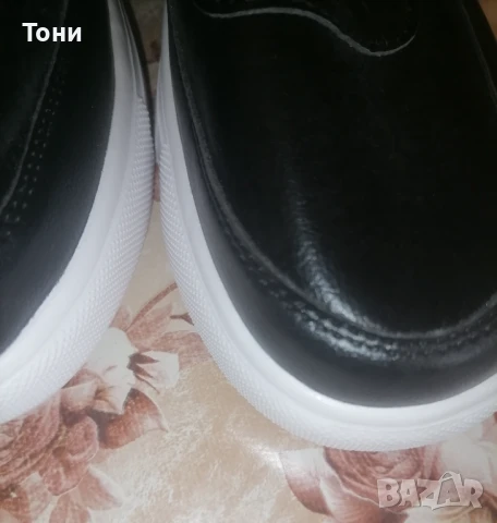 Нови Кожени Мъжки Маратонки 45 , снимка 14 - Маратонки - 51007877