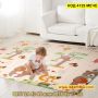 Сгъваемо детско килимче за игра с размери 180x200х1см - модел Мече и горски животни - КОД 4129 МЕЧЕ, снимка 16