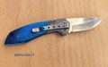 Сгъваем нож / синя дръжка /, снимка 3