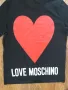 Love Moschino Heart Logo Printed T Shirt – дамска тениска р-р L, снимка 2