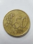 Рядка гръцка монета! 50 cent F, снимка 1