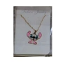 Детско колие  с метална висулка Stitch, снимка 2