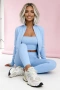 Дамски комплект от три части Morgan в бебешко синьо, снимка 9