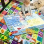 Комплект „Играй и Твори“ – Двулицево топлоизолиращо детско килимче + магическа водна подложка Aqua, снимка 1