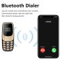 SERVO Малък мобилен телефон Bluetooth Dialer Magic voice Телефонен разговор с ниска радиация 2 SIM, снимка 9